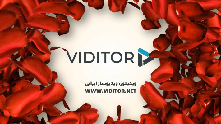 پیش‌نمایش قالب قالب لوگو موشن گل سرخ