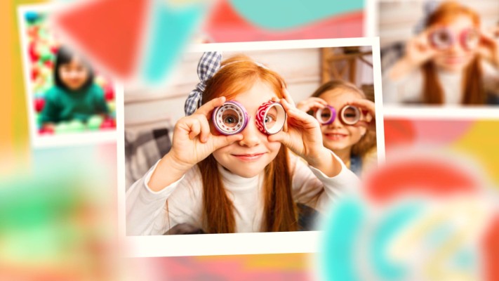 پیش‌نمایش قالب قالب اسلایدشو کودک