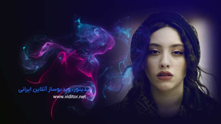 پیش‌نمایش قالب قالب اسلایدشو ذرات انتزاعی