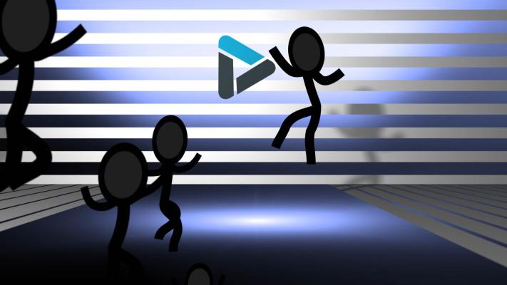 پیش‌نمایش قالب قالب تیزر آدمک و وبسایت