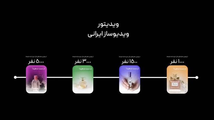 پیش‌نمایش قالب قالب تیزر تایم‌لاین تجاری